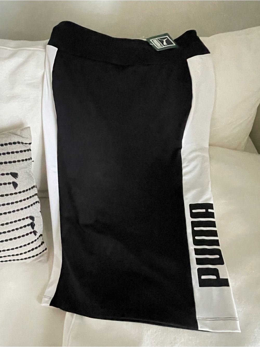 NWT PUMA Black and White Sport Skirt